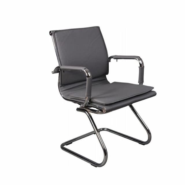 Кресло Бюрократ CH-993-Low-V, обивка: эко.кожа, цвет: серый (CH-993-LOW-V/GREY)