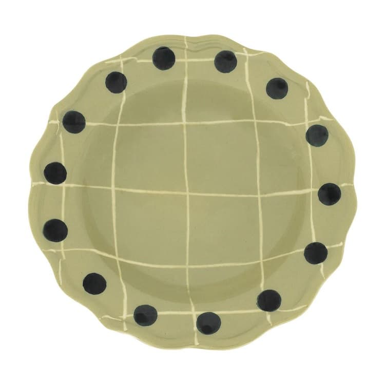 Тарелка глубокая Ø 23 см Bitossi Quadri QRI00206 Verde