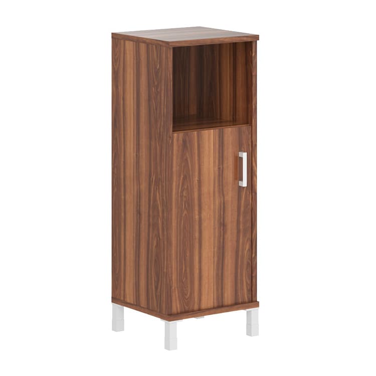 Шкаф-колонка средняя с глухой малой дверью Skyland B 421.2(L) орех даллас 475х450х1286 BORN