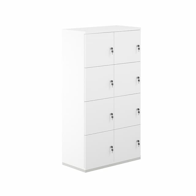 Шкаф-локер 8 ячеек Norden Allegro AG.233.WH.WH.WH