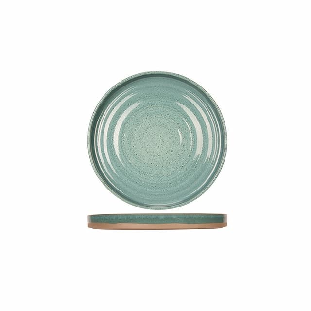 Тарелка с вертикальным бортом d 26 см CosyTrendy BASALT OCEAN GREEN 3945027